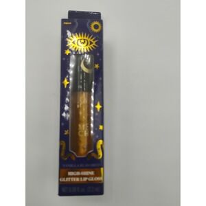 Hot Topic High-Shine Glitter Lip Gloss Women 0.08oz Gold New Celestial Whimsi
